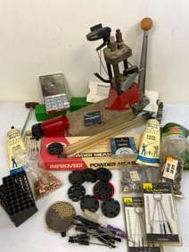 GUN CLEANING AND RELOADING EQUIPMENT LOT