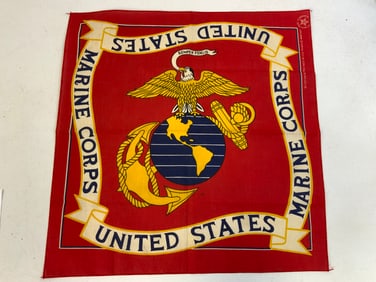 USA VINTAGE UNITED STATES MARINE CORPS FLAG
