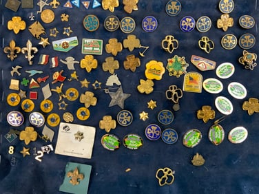 AMERICAN BOY AND GIRL SCOUTS PINS AND BADGES