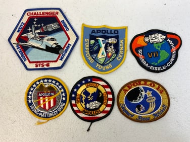 USA NASA APOLLO PROJECT PATCH LOT