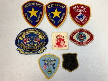 USA FIRE POLICE AND SECURITY PATCHES