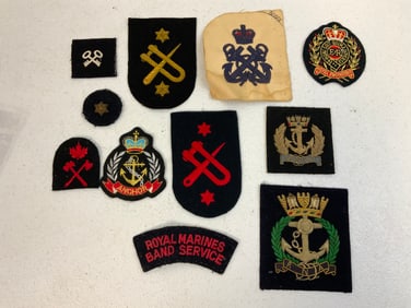 UK AND CANADA MILITARY PATCHES COLLECTION