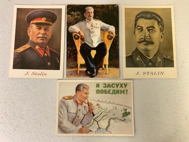 JOSEPH STALIN LOT OF POSTCARDS