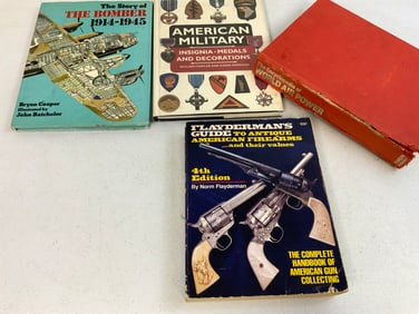 MILITARY AND FIREARMS RELATED BOOKS