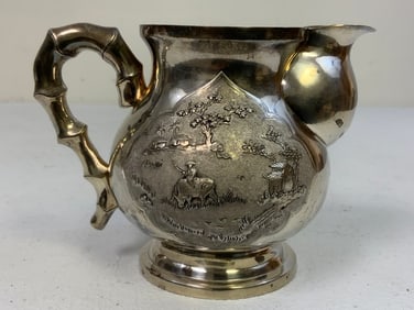 VINTAGE ASIAN SILVER VASE VIETNAM HALLMARKED