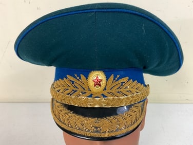 USSR SOVIET RUSSIAN KGB GENERAL DRESS VISOR HAT
