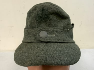WWII GERMAN WAFFEN SS EM/NCO M43 HAT