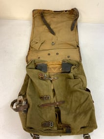 WWII GERMAN MILITARY PONY FUR COVERED BACKPACK TORNISTER