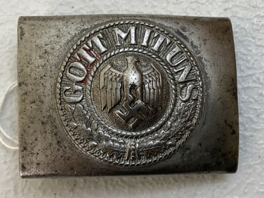 WWII GERMAN ARMY EM BELT BUCKLE