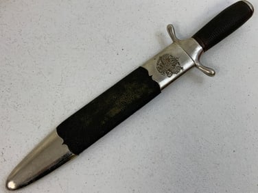 IMPERIAL RUSSIAN HUNTING KNIFE DAGGER BY SHAFF & SONS, ST. PETERSBURG