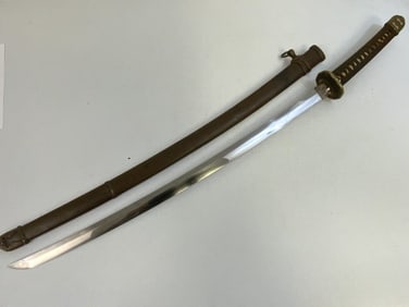 WWII IMPERIAL JAPAN JAPANESE ARMY OFFICER SAMURAI SWORD