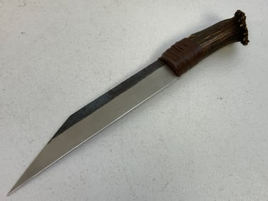 HAND FORGED HUNTING VIKING ANGLO SAXON SEAX KNIFE
