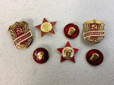 USSR SOVIET SOCIALIST ORGANISATIONS PINS BADGES