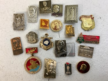 USSR SOVIET UKRAINE LOT OF PINS