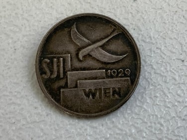 AUSTRIA REPUBLIC 1929 SOCIALIST YOUTH ASSOCIATION BADGE