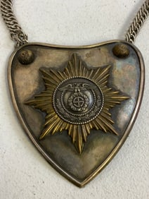 GERMANY THIRD REICH SA/SS STANDART BEARERS GORGET