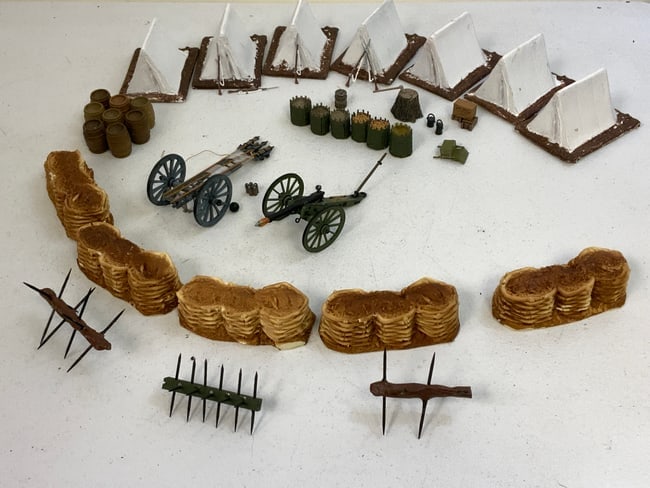 US CIVIL WAR FIELD ENCAMPMENT FOR DIORAMA DISP: US CIVIL WAR FIELD ENCAMPMENT FOR DIORAMA DISP