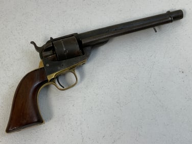 ANTIQUE COLT MODEL 1851 NAVY REVOLVER FRONTIER CONVERSION TO .38 CALIBER