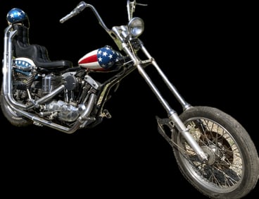 HARLEY DAVIDSON CAPTAIN AMERICA IRONHEAD REPLICA