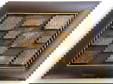 LOT OF  ANCIENT ASSYRIAN SEALS IN ANTIQUE FRAME
