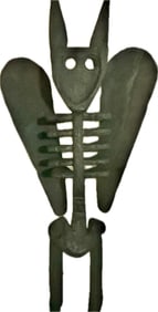 ANTIQUE ANGELA DE MUERTOS SHRINE LARGE SIZE FIGURE