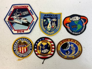 USA NASA APOLLO PROJECT PATCH LOT