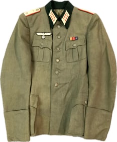 WWII GERMAN ARMY ARTILLERY OFFICER TUNIC