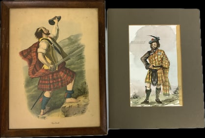 SCOTTISH HIGHLANDER WARRIORS ARTWORK