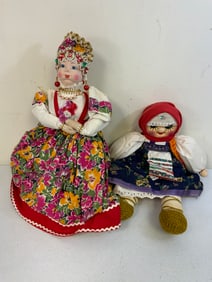 VINTAGE LARGE RUSSIAN SAMOVAR DOLLS