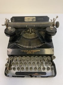 ANTIQUE GERMAN SENTA FRISTER & ROSSMANN PORTABLE TYPEWRITER