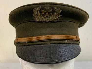 USA ANTIQUE AMERICAN VETERANS VISOR HAT