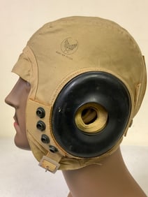 WWII U.S. ARMY AIR FORCES FLYING HELMET AN-H-15