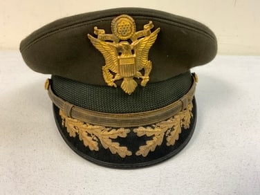USA ARMY HIGH RANKING OFFICER VISOR CAP