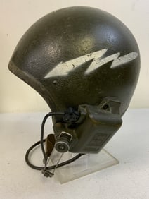 US COMBAT TANK CREW HELMET WITH MICROPHONE