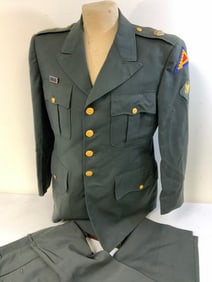 US ARMY VIETNAM WAR ERA DRESS UNIFORM TUNIC AND PANTS