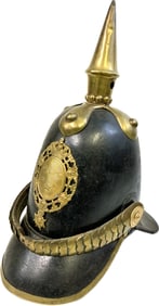 ANTIQUE SWEDISH TALL SPIKE HELMET SWEDEN