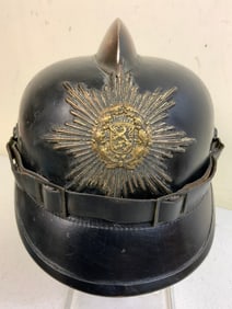 GERMANY THIRD REICH THURINGEN FIREMAN HELMET