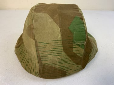 WWII GERMAN HELMET COMBAT SPLINTER CAMOUFLAGE CLOTH COVER