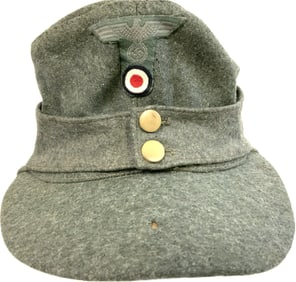 WWII GERMAN MOUNTAIN TROOP FIELD CAP