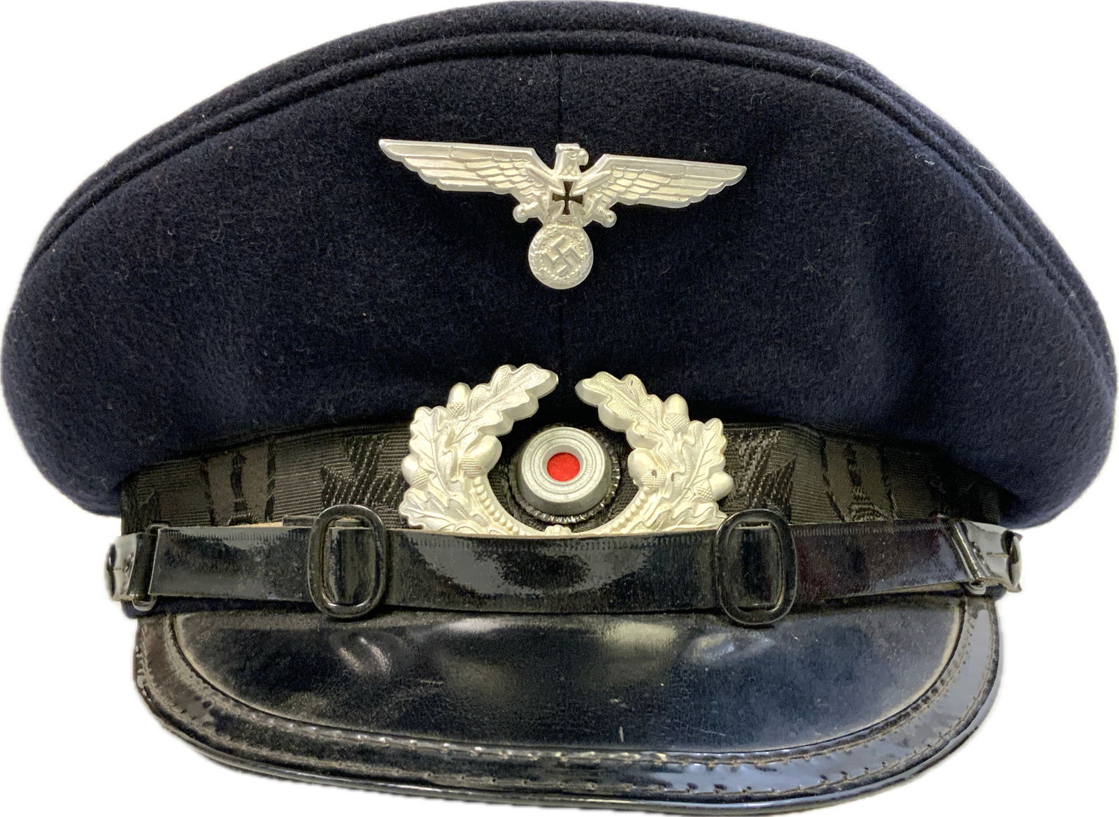 GERMANY THIRD REICH NATIONAL VETERANS ASSOCIATION VISOR CAP: GERMANY THIRD REICH NATIONAL VETERANS ASSOCIATION VISOR CAP. VERY NICE CONDITION CAP. LARGE SIZE ABOUT 59.