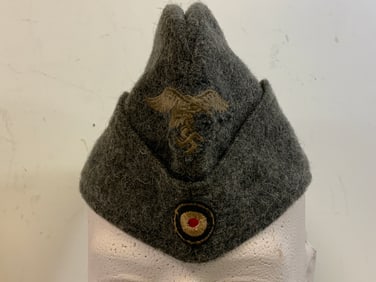 WWII GERMAN LUFTWAFFE ENLISTED OVERSEAS CAP