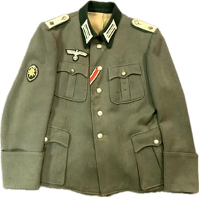 WWII GERMAN ARMY JAGER OFFICER TUNIC
