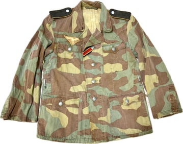 WWII GERMAN LUFTWAFFE FIELD DIVISIONS SOUTH FRONT ITALIAN CAMOUFLAGE FIELD TUNIC