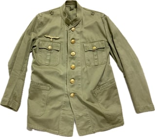 WWII GERMAN NAVY KRIEGSMARINE U-BOAT CANVAS UNIFORM TUNIC