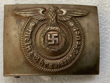 GERMANY THIRD REICH SS EM/NCO BELT BUCKLE
