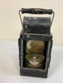 WWII GERMAN RAILROAD TRAIN LANTERN DR DEUTSCHE REICHSBAHN LAMP