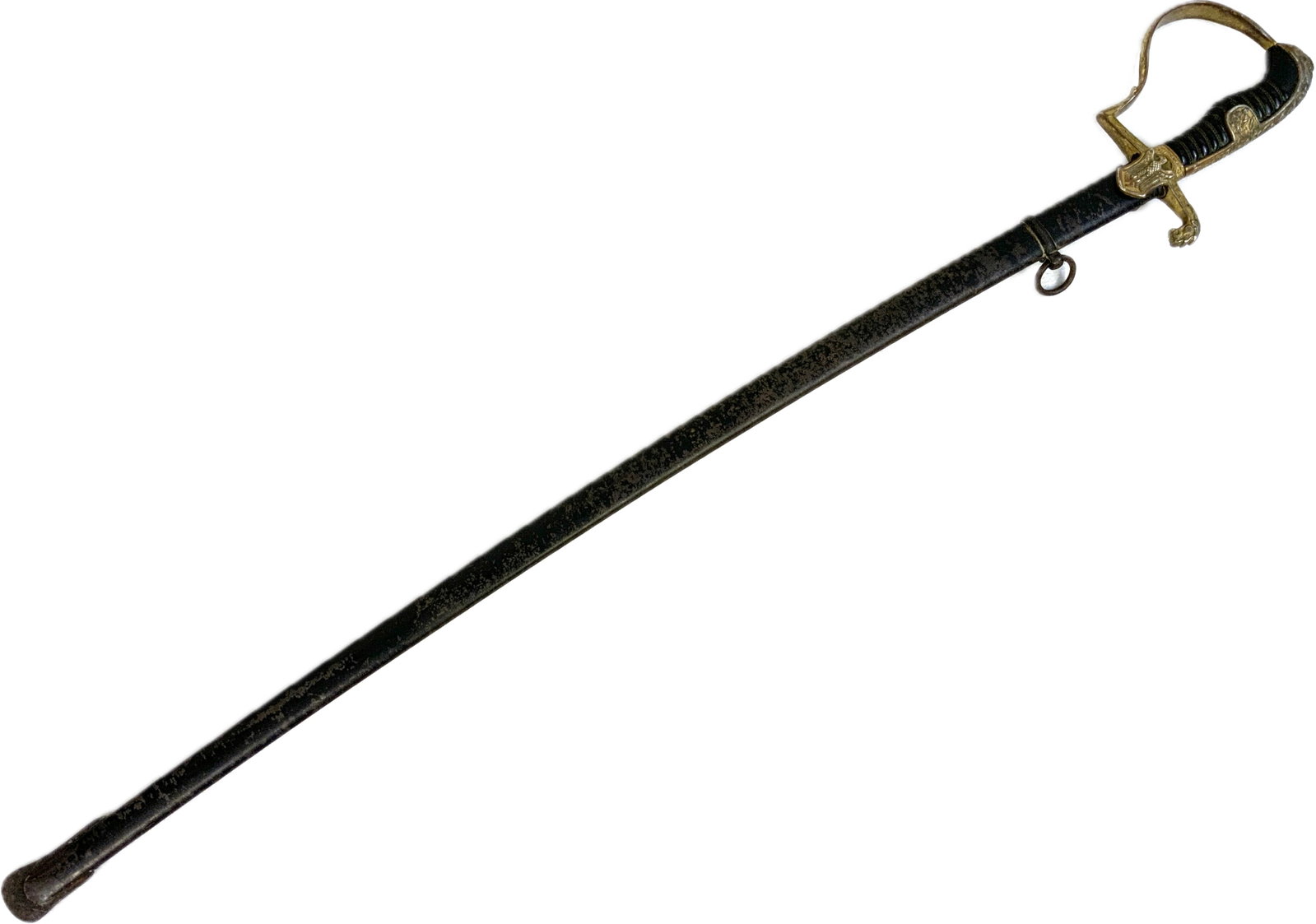 GERMANY THIRD REICH ARMY OFFICER DOVE HEAD SWORD: GERMANY THIRD REICH ARMY OFFICER DOVE HEAD SWORD. MADY BY RARE MAKER - MAX WEYERSBERG. GREAT CONDITION OVERALL. BEAUTIFUL CLEAN AND BRIGHT BLADE. MAKER STAMP UNDER LANGETTE. 36" LONG WITH 29" LONG BLA