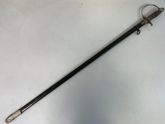 GERMANY THIRD REICH POLICE OFFICER DRESS SWORD: GERMANY THIRD REICH POLICE OFFICER DRESS SWORD BY EMIL VOOS . GREAT CONDITION . 40" LONG WITH 34" LONG BLADE.