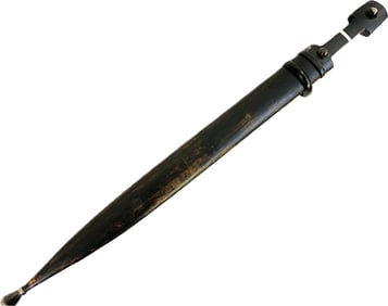 ANTIQUE RUSSIAN LARGE BLACK SEA COSSACK KINJAL DAGGER