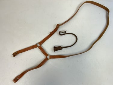 RUSSIAN SWORD BROWN LEATHER BELT AND KNOT